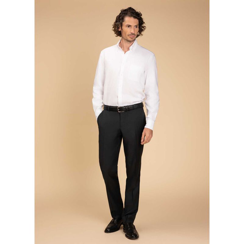 Rembrandt Ohope White Oxford Button Down Shirt image number 2