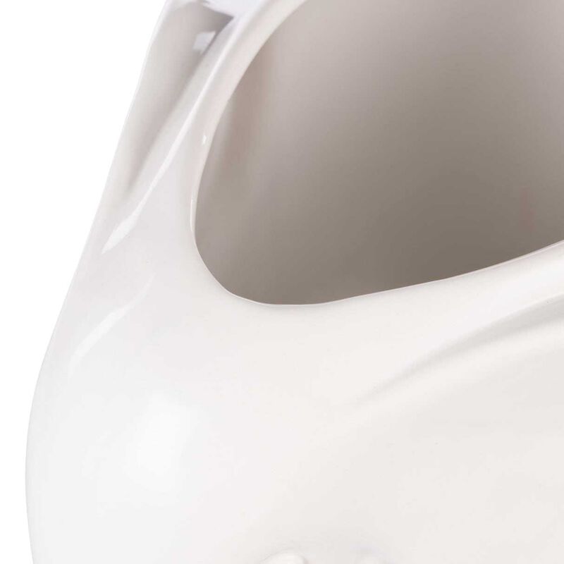 Emporium Brynlee Elephant Vase Wide - White image number 2