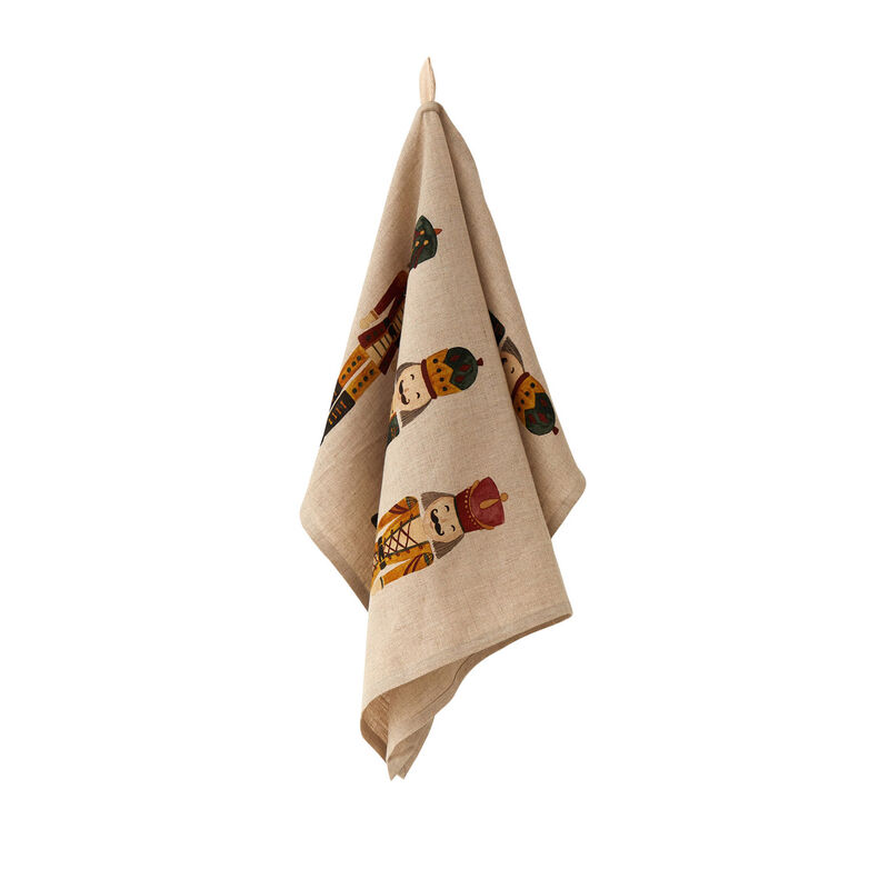 Wallace Cotton Nutcracker Linen Tea Towel image number 1