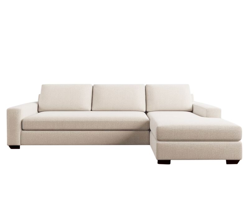 Pottery Barn Big Sur Square Arm Sofa Left Arm Loveseat Chaise Sectional image number 0