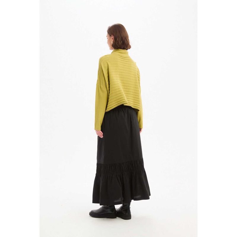 TIRELLI Cowl Neck Button Knit Jumper image number 9
