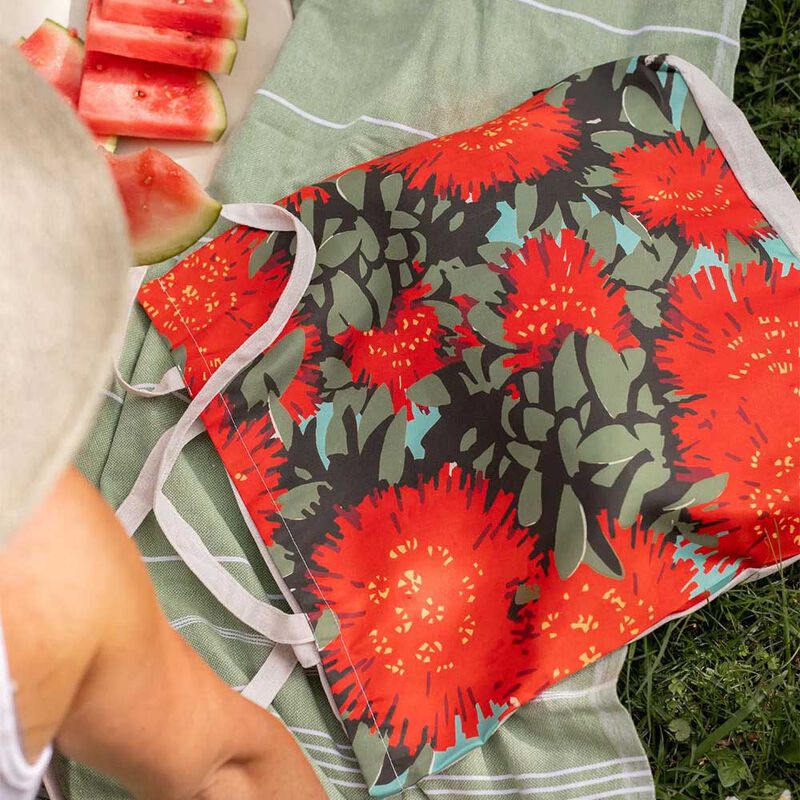 Vintage Pohutukawa Shopping Bag image number 1
