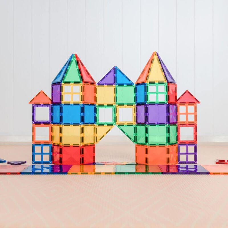 Connetix Tiles Rainbow Starter Pack 60 Pc image number 3