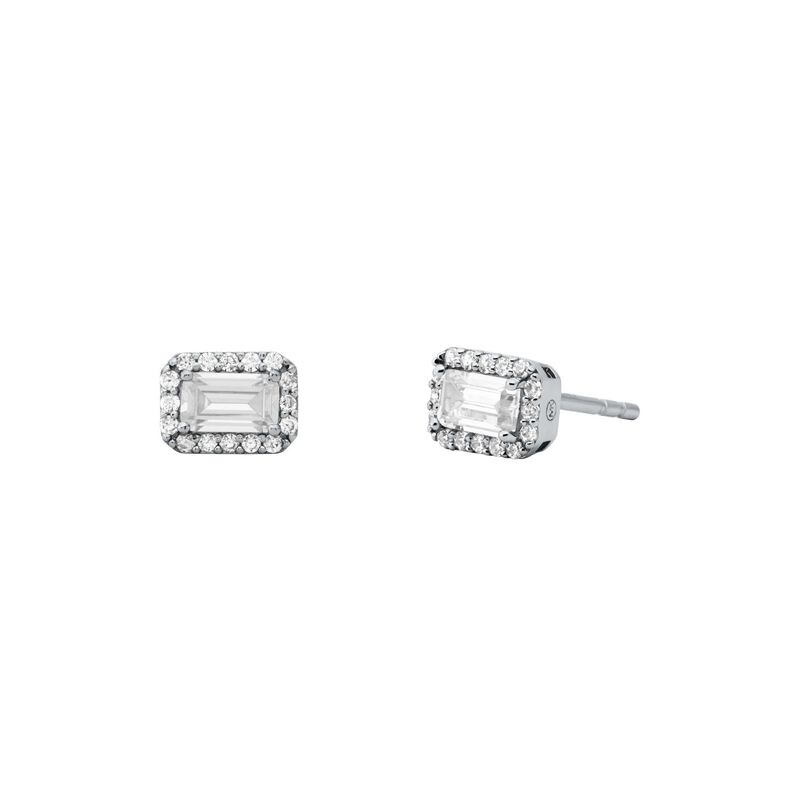 Michael Kors Sterling Silver Necklace And Earrings Set image number 1