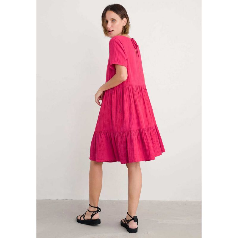 Seasalt Cornwall Pebble Comb Dress Wild Raspberry image number 1