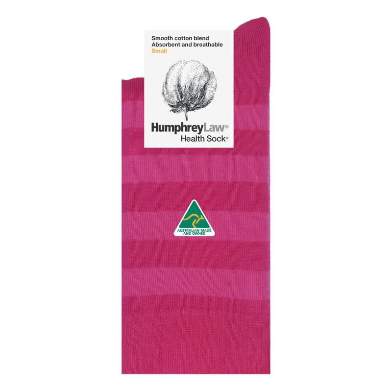 Humphrey Law Cotton Striped Health Socks image number 0