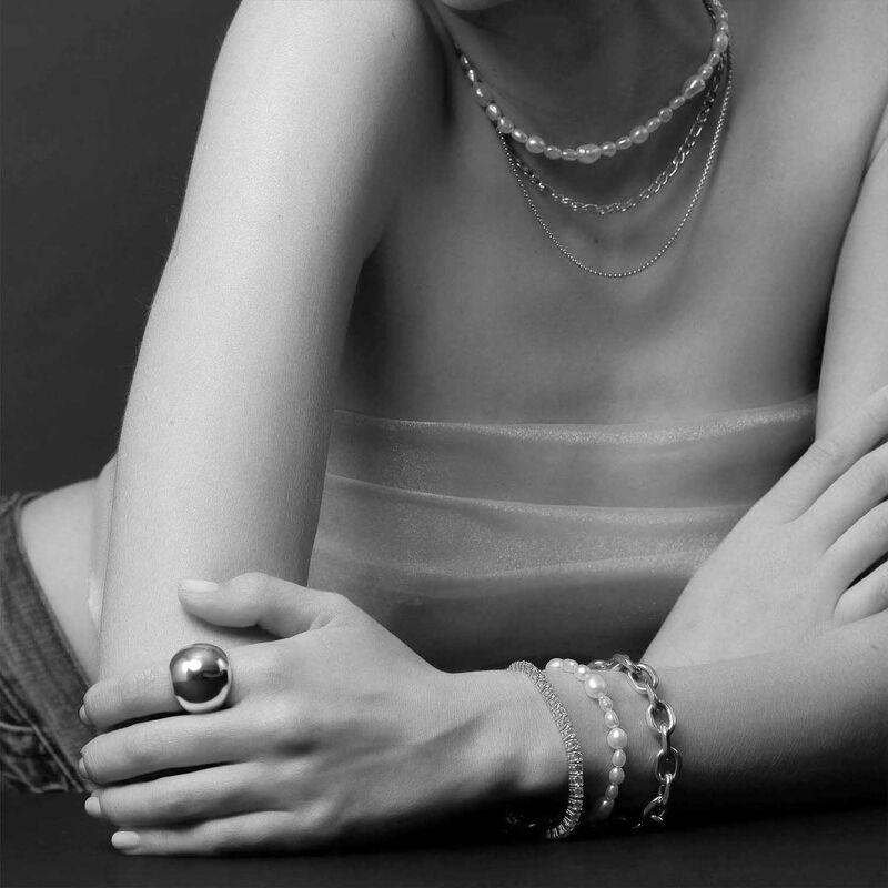 Silk & Steel Forged Bracelet image number 1