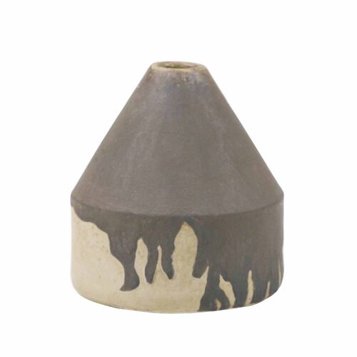 Maytime Estee Vase - Dripped Grey