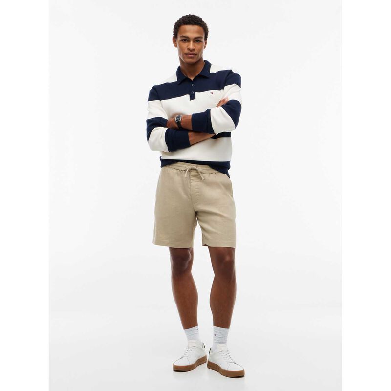 Tommy Hilfiger Dover Regular Straight Linen Blend Chino Shorts image number 3
