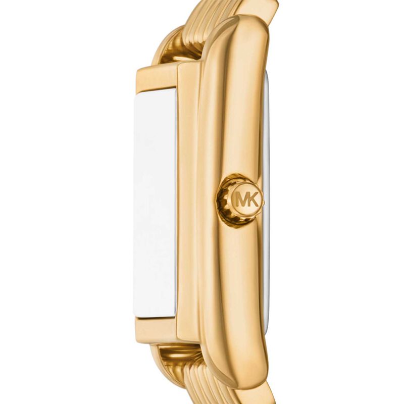 Michael Kors Essex Three-Hand Gold-Tone Stainless Steel Watch image number 2