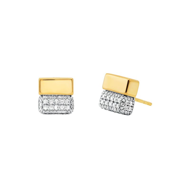 Michael Kors 14K Gold-Plated Sterling Silver Stud Earrings image number 0