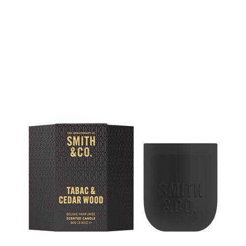 Smith & Co. Tabac & Cedarwood Festive Candle 80g