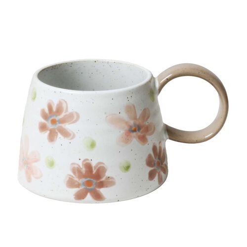 Robert Gordon Large Handled Mug - Stevie Flower Garden