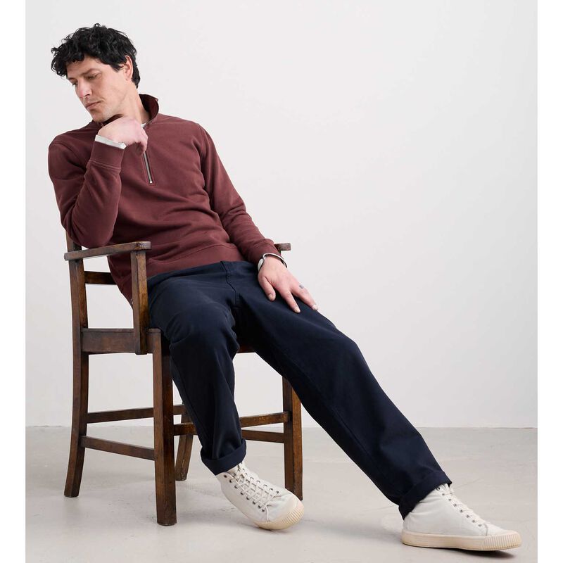 Seasalt Cornwall Wood Moss Sweatshirt Rye image number 3