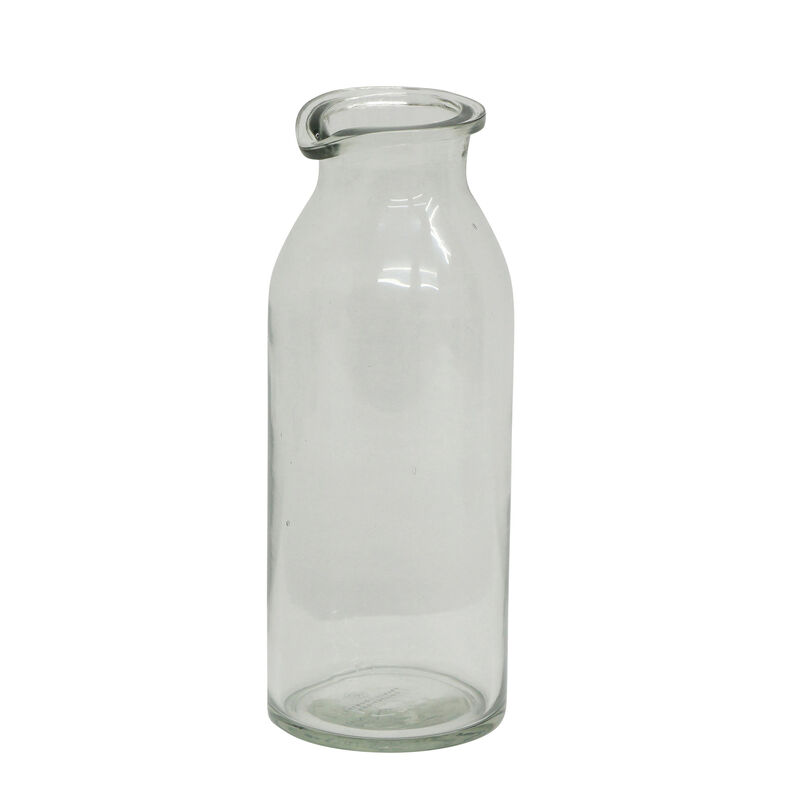 French Country Clear Bottle Vase Tall image number 0
