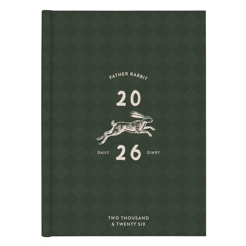 Father Rabbit Mosaic Tile Daily Diary 2026 image number 0