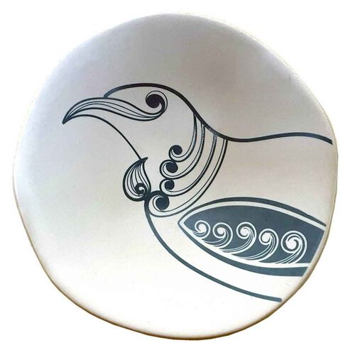Jo Luping Tui Teal on White 7cm Porcelain Bowl