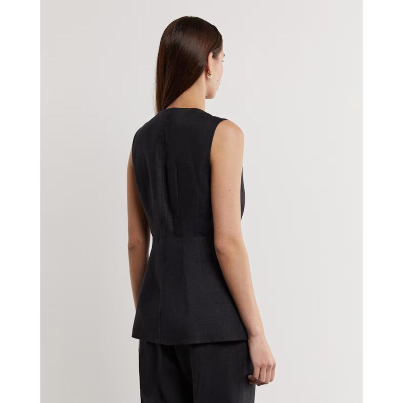 JAG Kayla Linen Vest image number 1