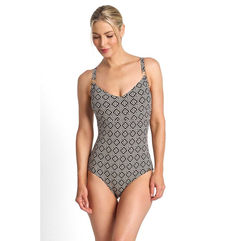 Jantzen Geneva F/G One Piece Black image number 1