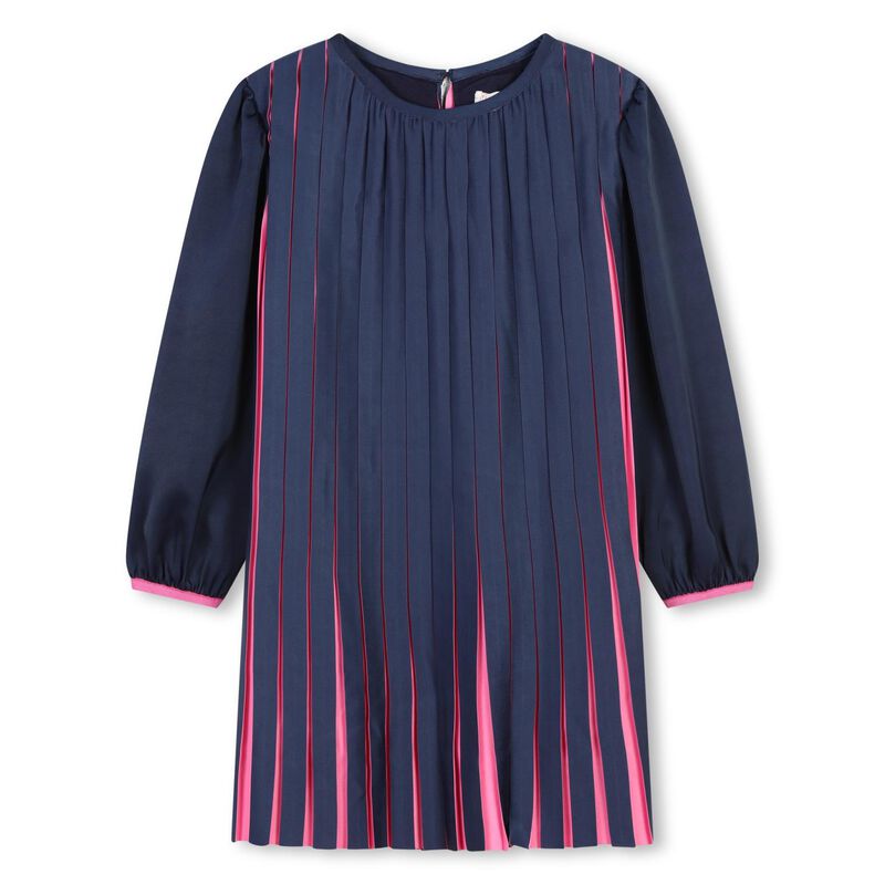 Billieblush Long-Sleeved Pleated Dress 8Y - 10Y image number 0