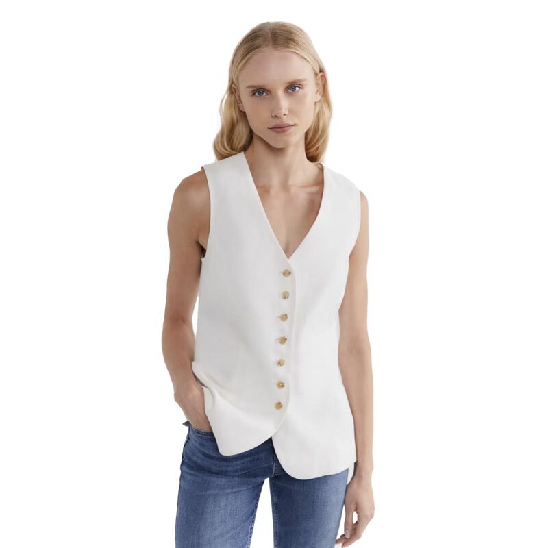 JAG Kayla Linen Vest image number 0