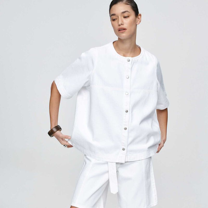 Marle Short Sleeve Seam Shirt image number 2