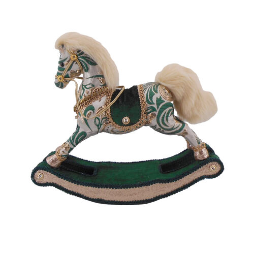 Emerald Rocking Horse 40x13x35cm