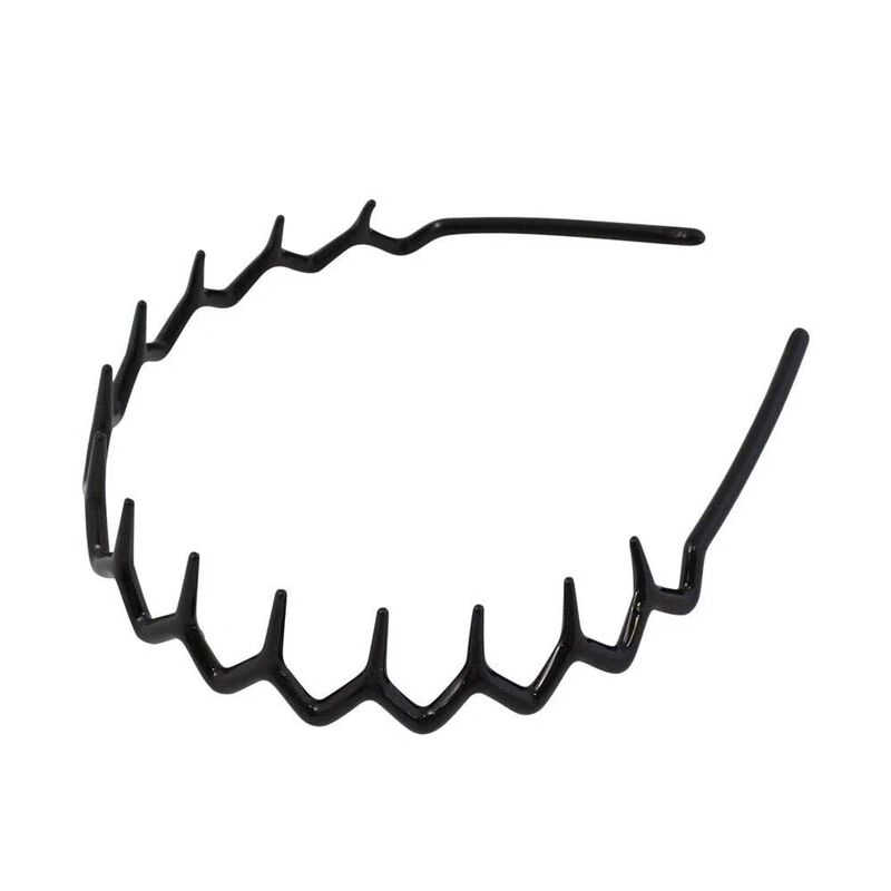 Mae Headband Teeth Satin Black image number 1