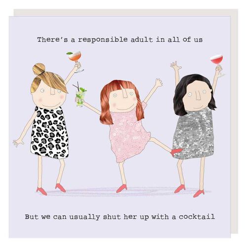 Rosie Made A Thing Responsible Girl Birthday Card