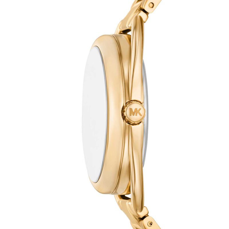 Michael Kors Leia Three-Hand Gold-Tone Stainless Steel Watch image number 2