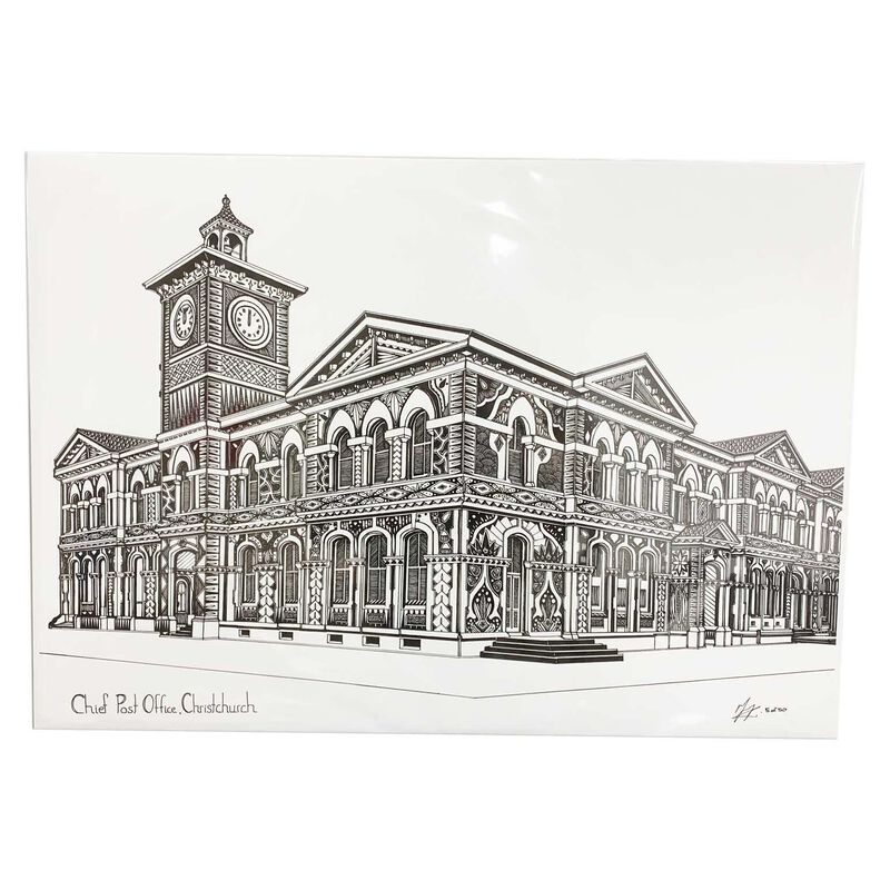Nathan Kaye Limited Edition Unframed A2 Print Chief Post Office Building image number 0