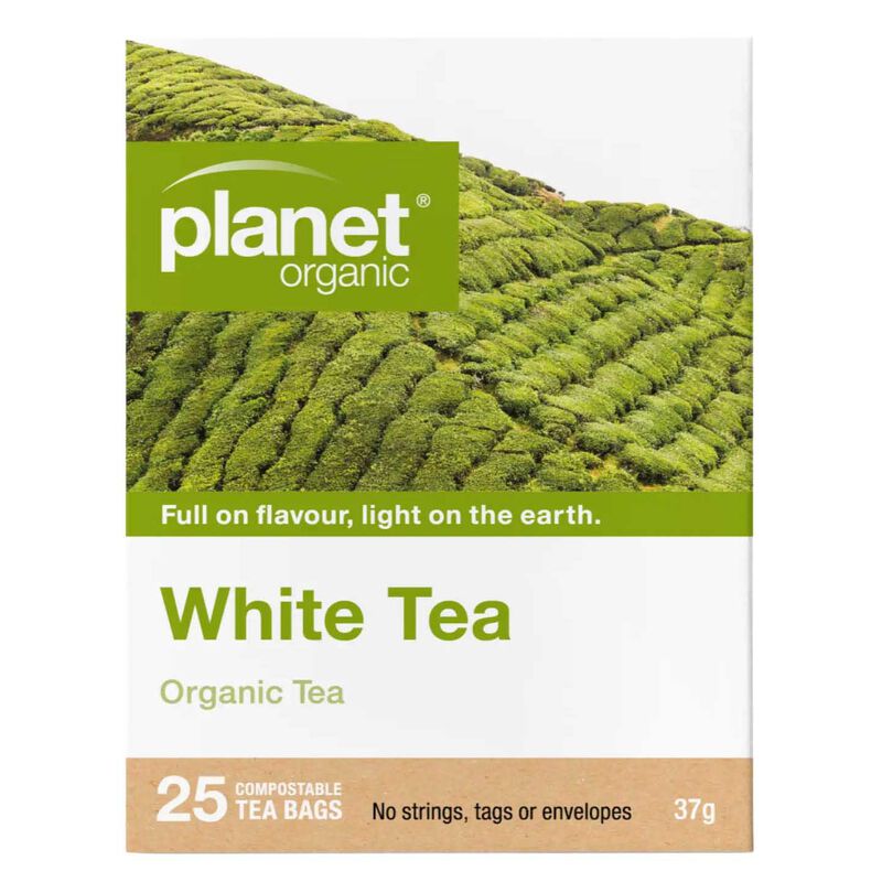 Planet Organic White Tea 25 Teabags image number 0