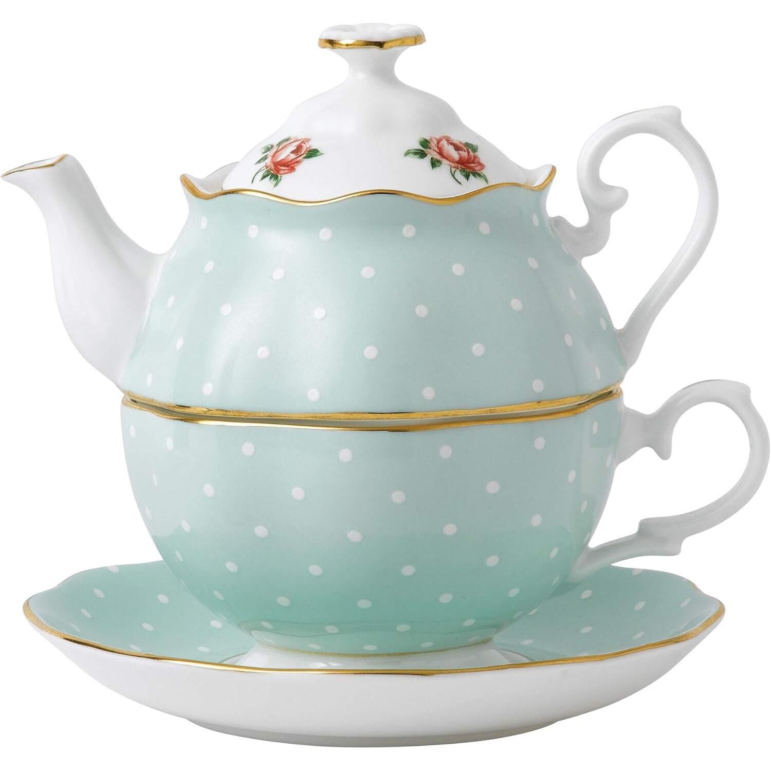 Royal Albert Polka Rose Tea For One Ballantynes Department Store