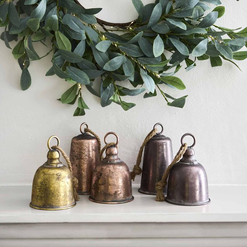 French Country Bronze Bell Tall image number 1