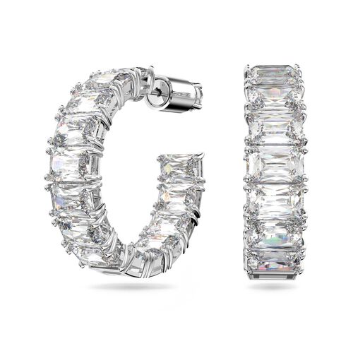 Swarovski Matrix Hoop Earrings