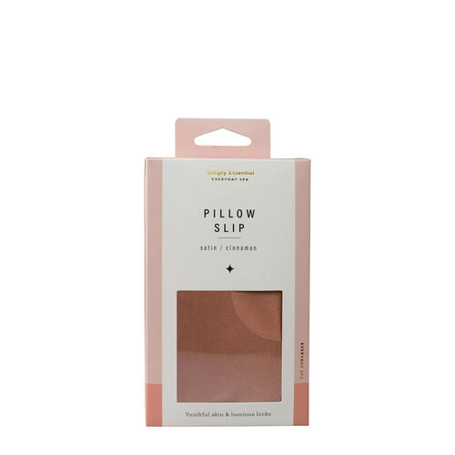 Simply Essential Satin Pillow Slip - Cinnamon