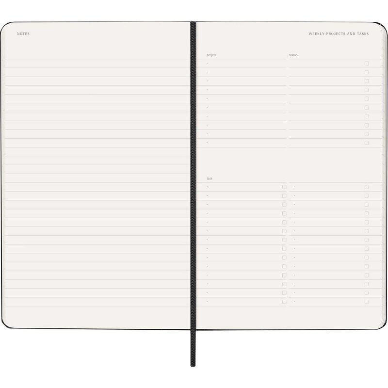 Moleskine Diary 12 Month Pro Weekly Vertical HC Large Black 2026 image number 1