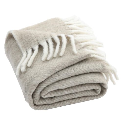 MM Linen NZ Wool Throw 130x200