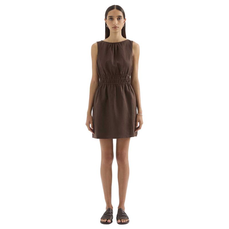 Nude Lucy Andri Linen Mini Dress image number 0