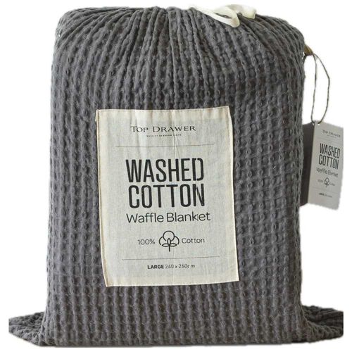 Top Drawer 100% Cotton Waffle Blanket Large