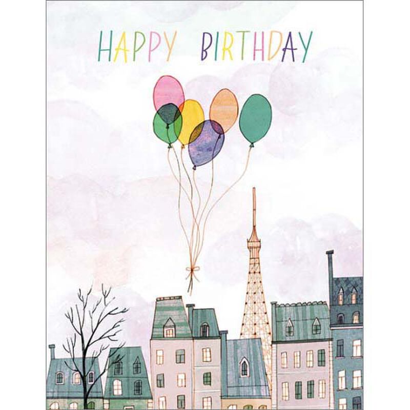 Paris Balloons Card image number 0