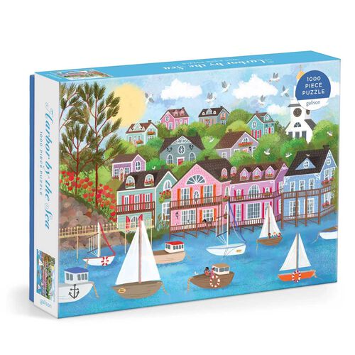 Galison Joy Laforme Harbor by the Sea 1000 Piece Puzzle