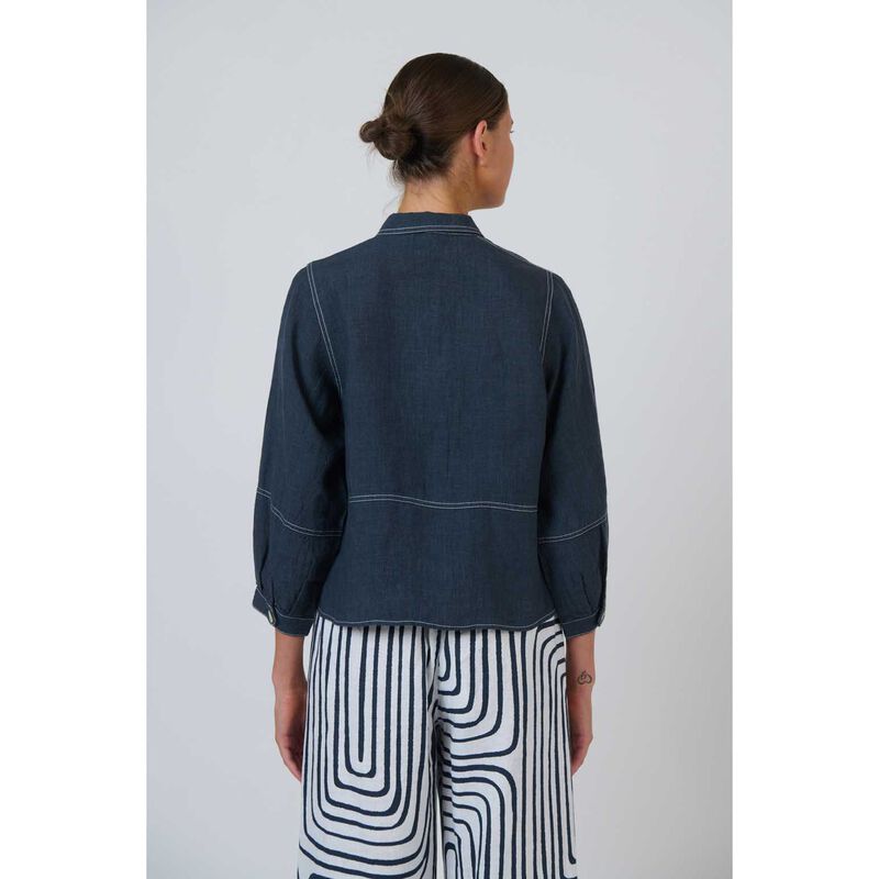 Naturals By O & J Gunsmoke Linen Jacket image number 1
