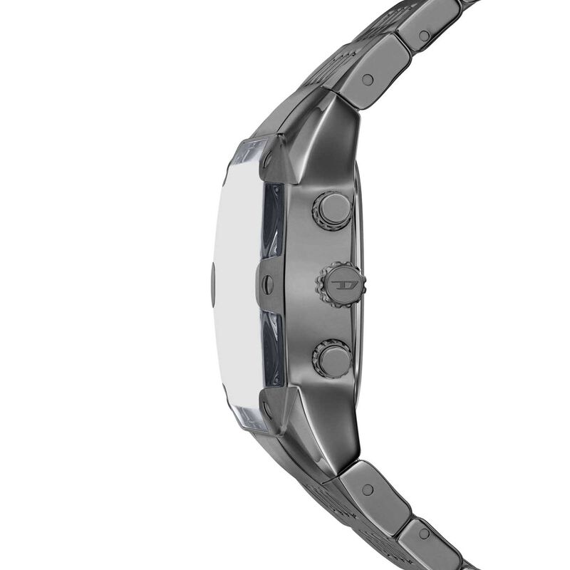 Diesel Spiked Cushion Chronograph Gunmetal Stainless Steel Watch image number 2