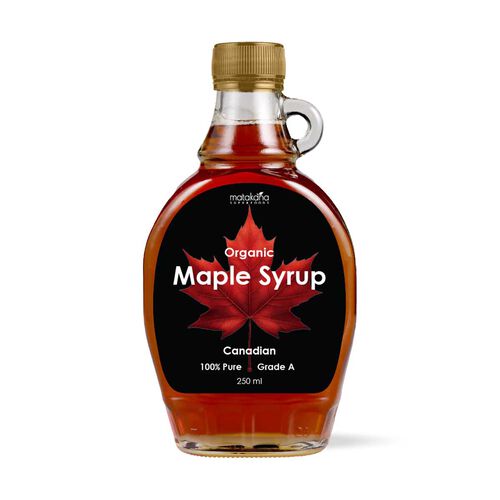 Matakana Superfoods Canadian Maple Syrup Grade A Organic 250ml