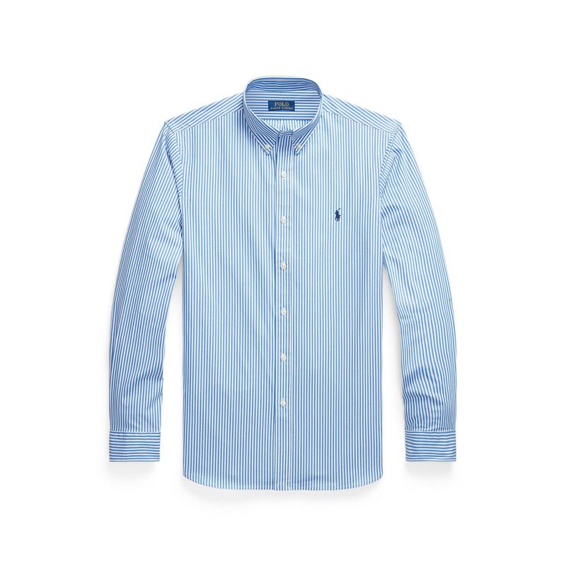 Polo Ralph Lauren Slim Fit Striped Stretch Poplin Shirt image number 2