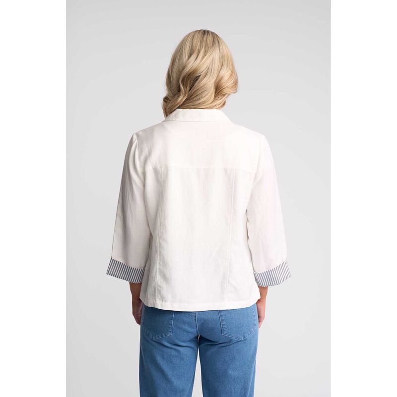 Vassalli Jacket With Contrast Stripe Cuff image number 5