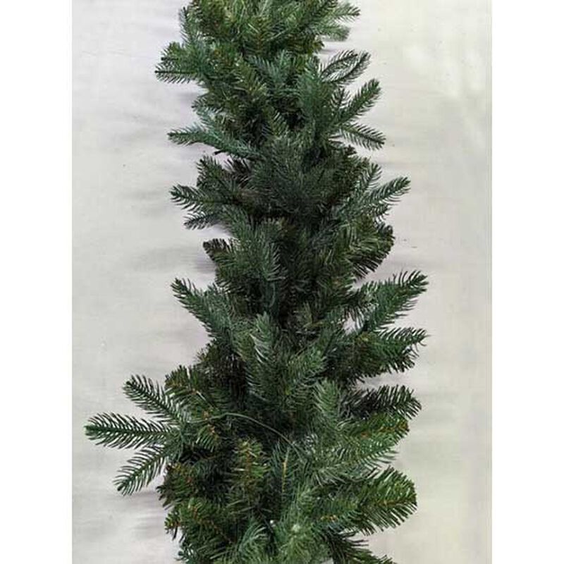 Mixed Green Pine Garland With Led Warm Light 200cm image number 1