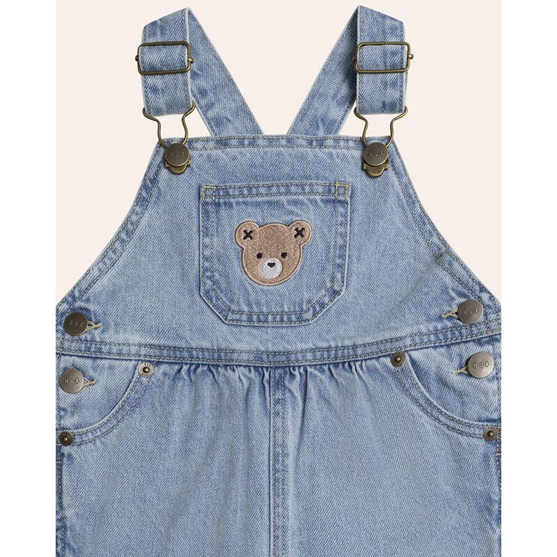 Huxbaby Dreamy Denim Short Overalls image number 2