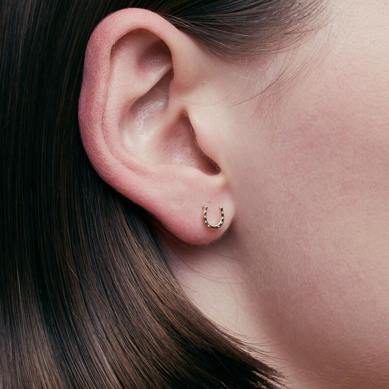 Karen Walker Mini Horseshoe Studs image number 1